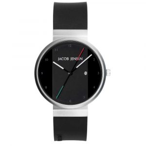 Jacob Jensen Herrenuhr Titan 645, Kautschukband