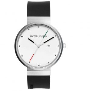 Jacob Jensen Herrenuhr Titan 646, Kautschukband