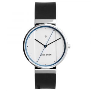 Jacob Jensen Herrenuhr 750, Kautschukband