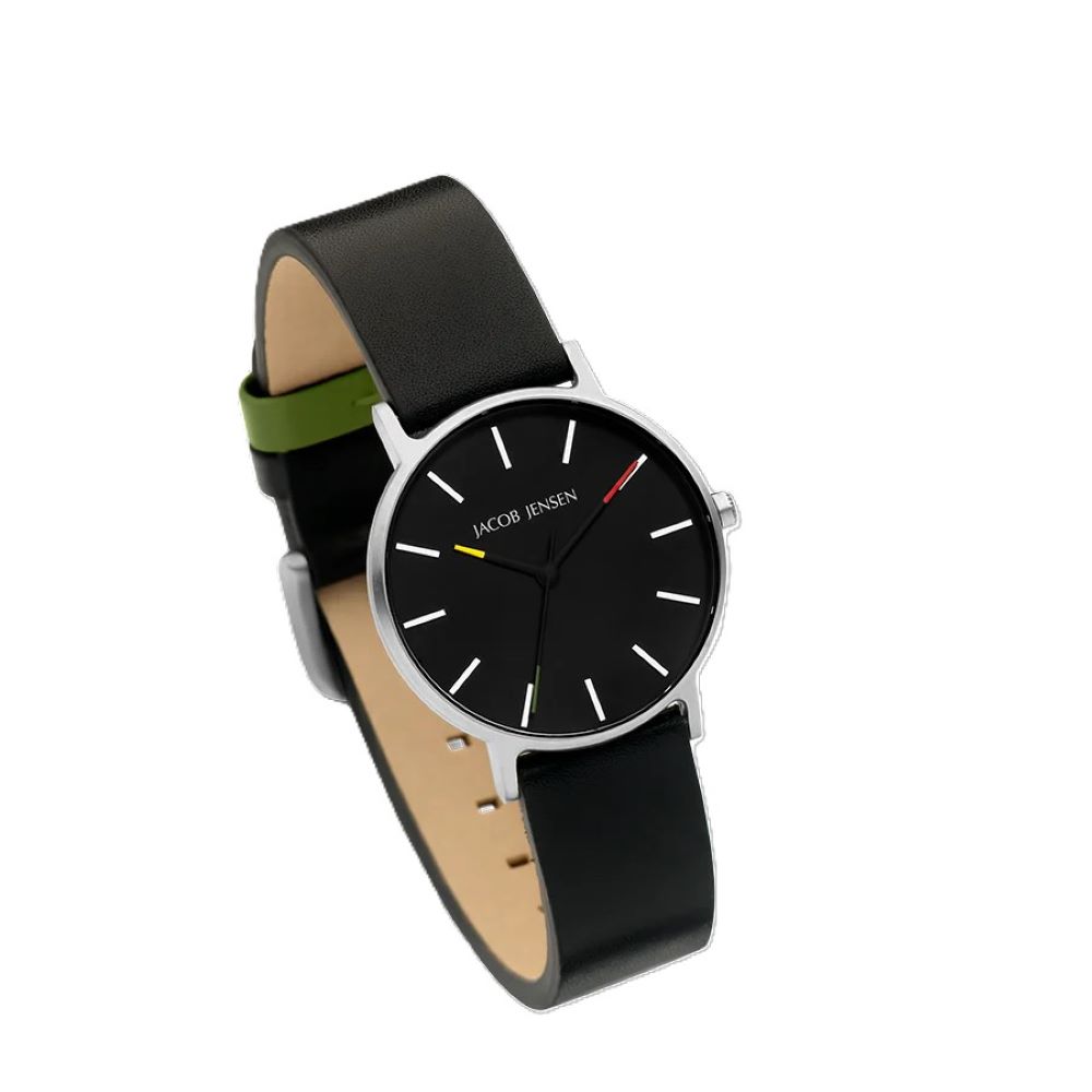 Jacob Jensen Titan Damenuhr 172 mit veganem Band – Bild 2