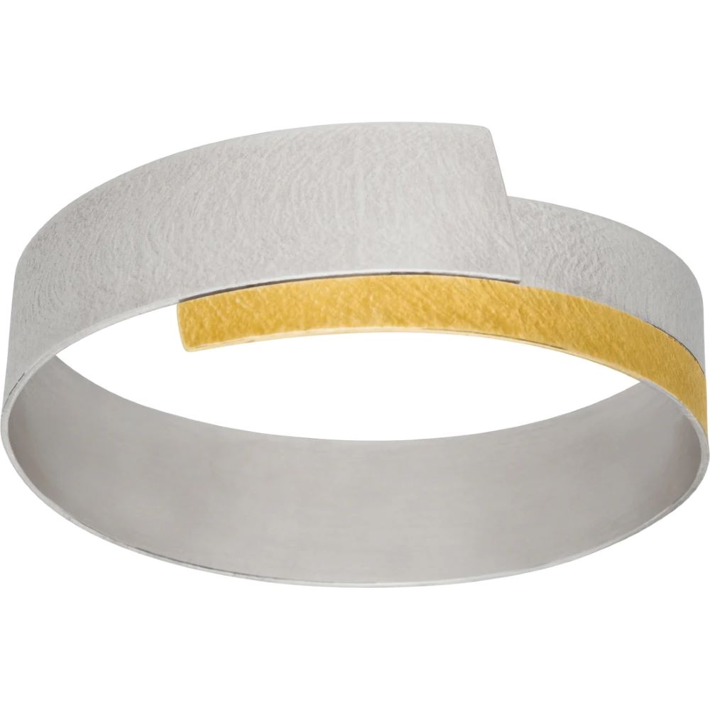 Armreif Silber mit Gold (AR75w)