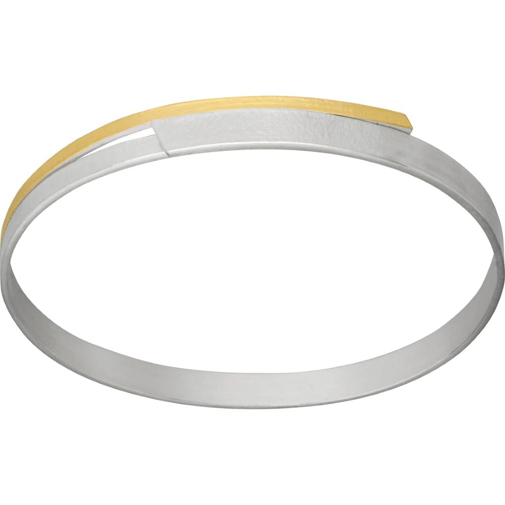 Armreif Silber mit Gold (AR83w)